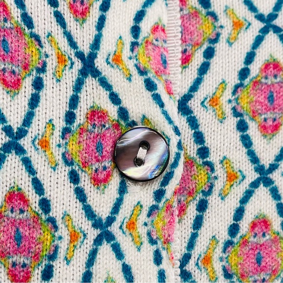 Sundance Multicolor Diamond Pattern Cardigan - Picture 5 of 9